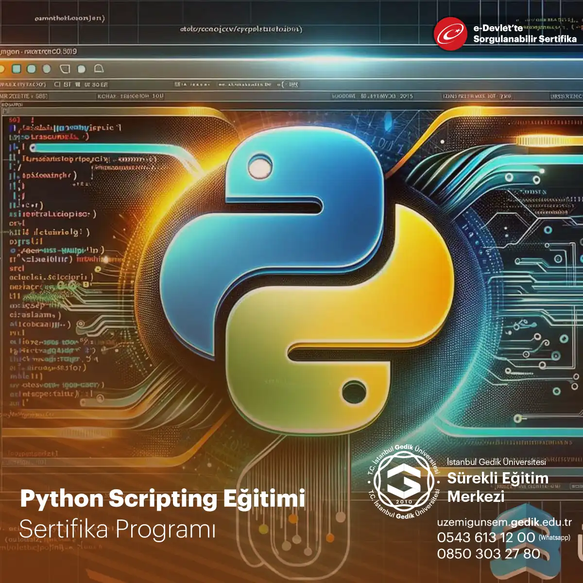 Python Scripting Eğitimi Sertifika Programı